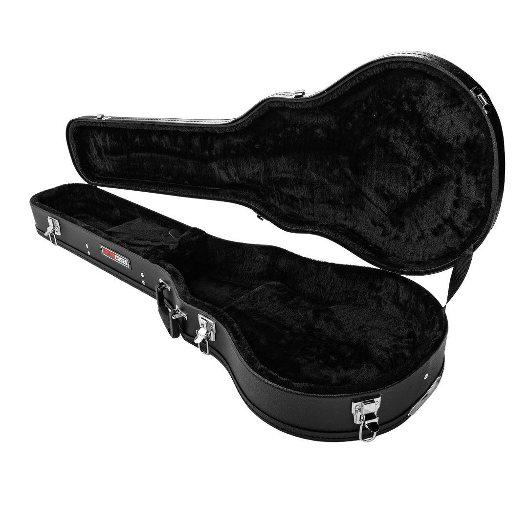 GWE-LPS-BLK Wood Case For Les Paul Style Guitars