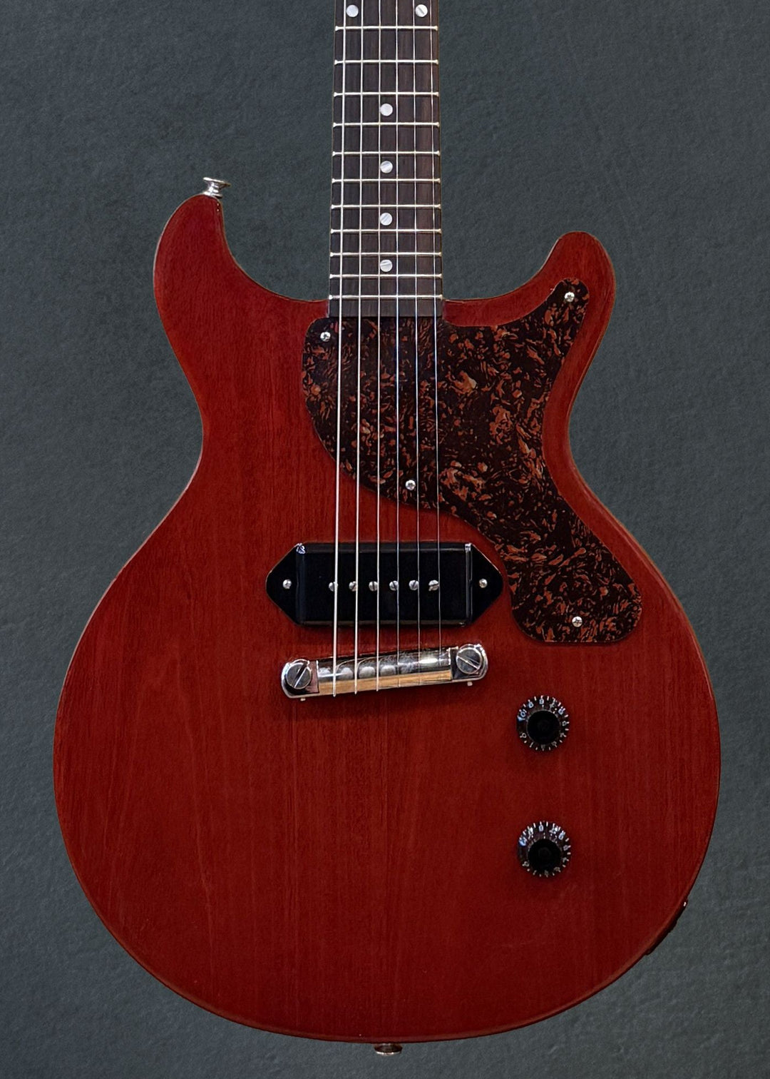 Les Paul Junior Double Cutaway - Vintage Cherry w/Tortoise Pickguard