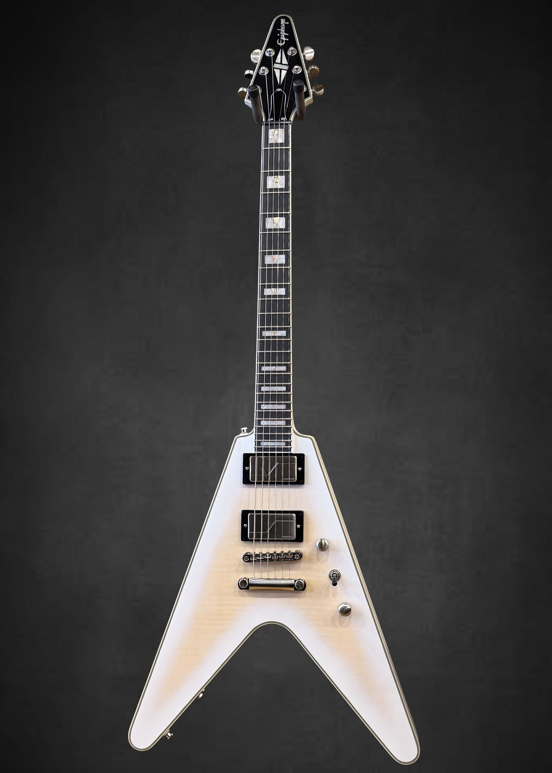 Flying V Prophecy - Aged White Tiger Burst