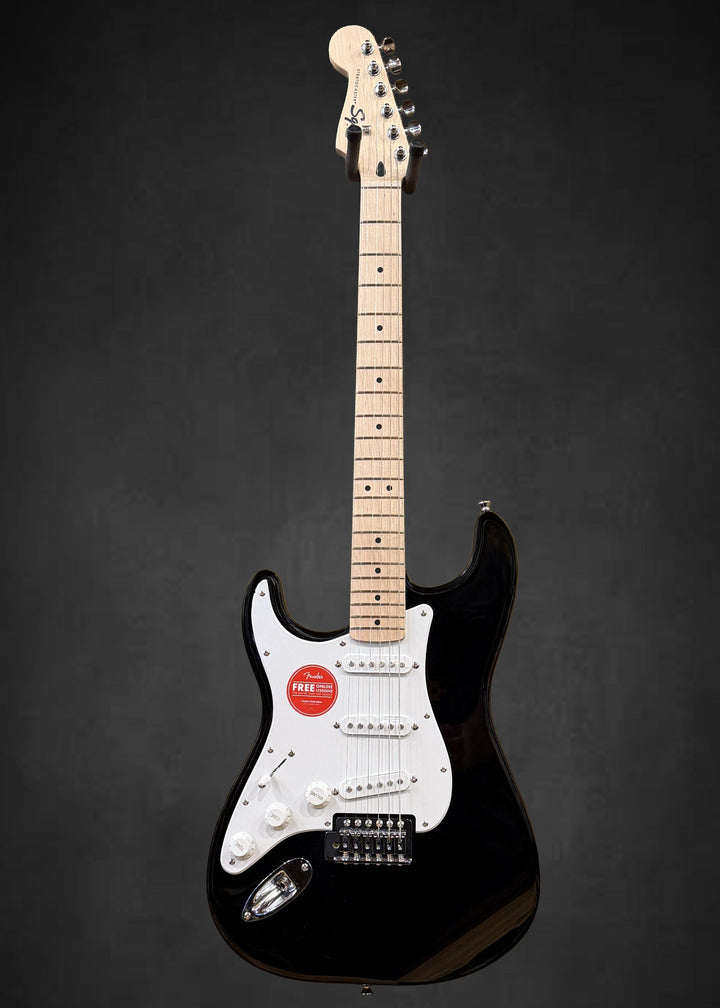 Sonic Stratocaster Left Hand - Black w/Maple