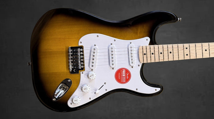 Sonic Stratocaster - Two Color Sunburst w/Maple