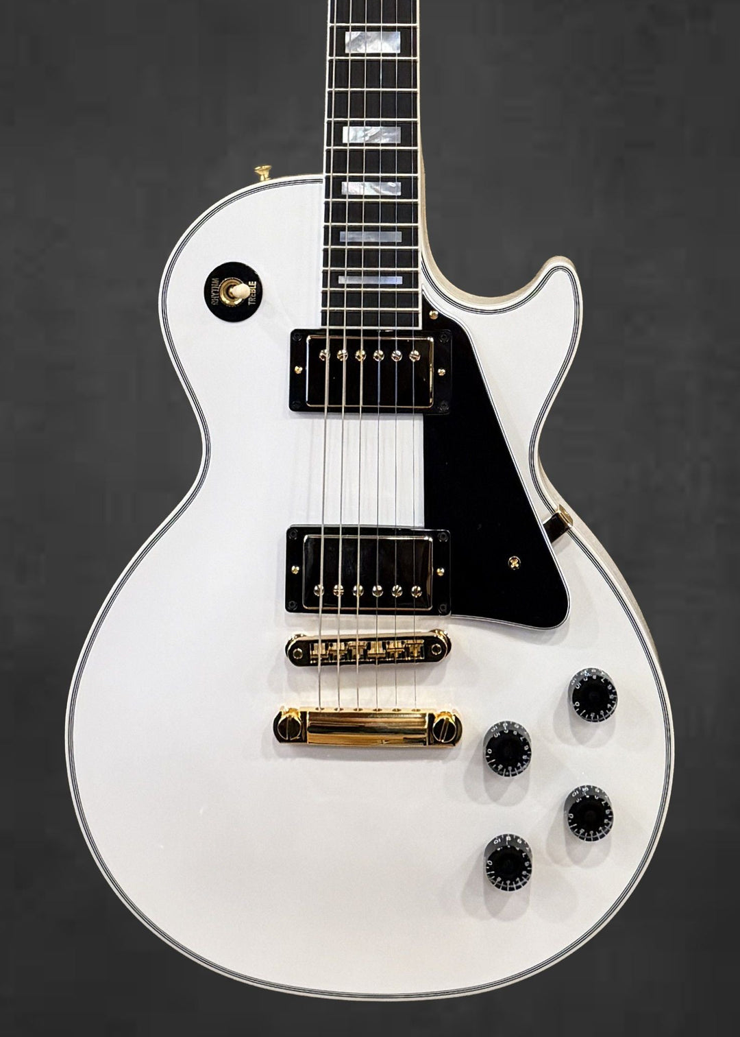 Les Paul Custom w/Ebony Fingerboard Gloss - Alpine White