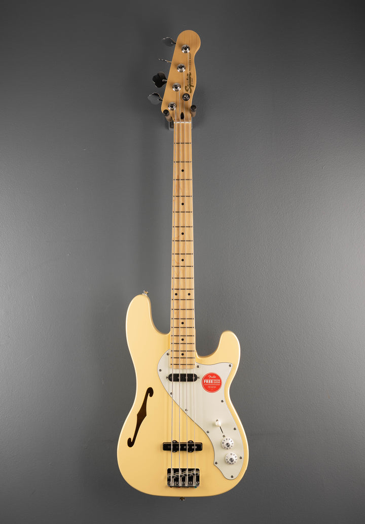Paranormal Precision Bass Thinline SJ - Vintage White w/Maple