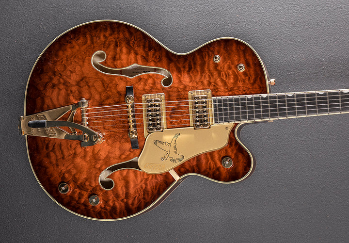 G6136TGQM-59 Limited Edition Quilt Classic Falcon w/Bigsby - Forge Glow