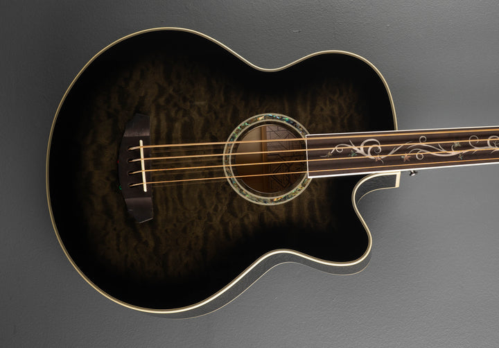 Dragonfly 4 Fretless  Bass - Smoke Burst