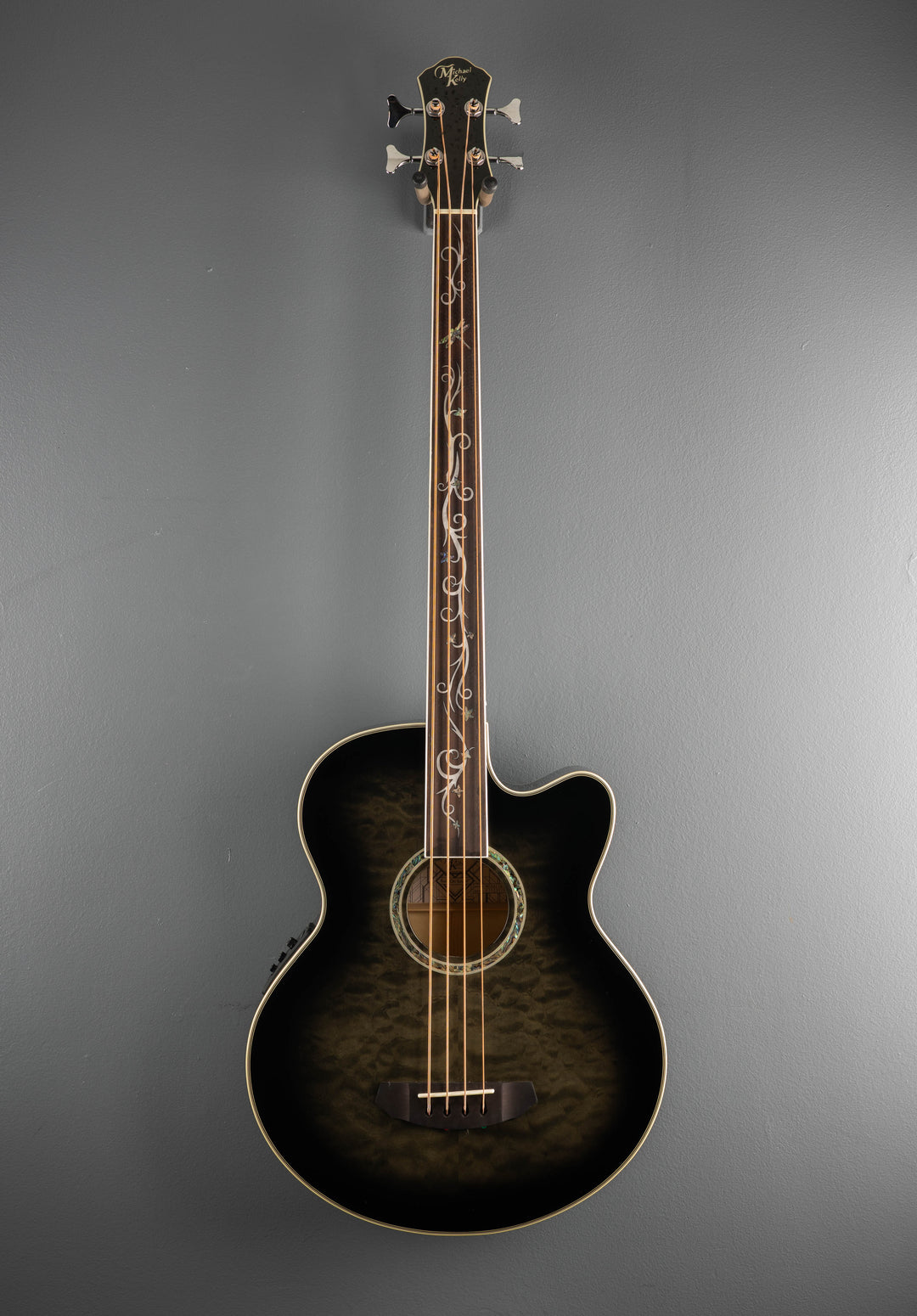Dragonfly 4 Fretless  Bass - Smoke Burst