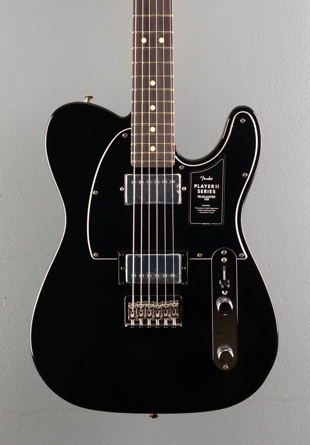 Player II Telecaster HH - Black w/Rosewood
