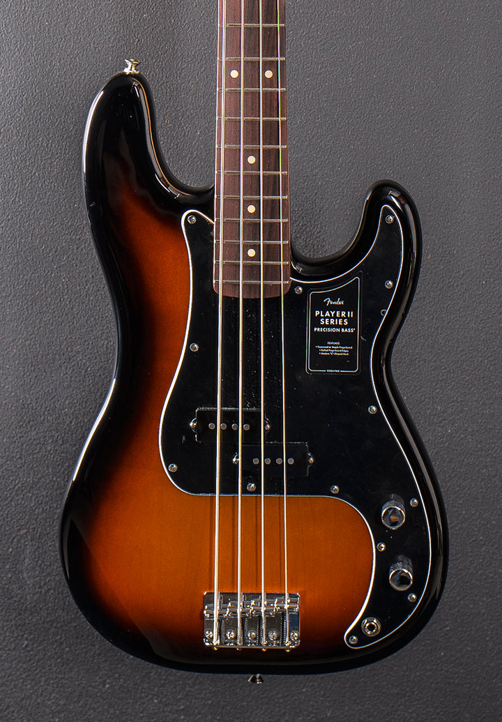 Player II Precision Bass - 3 Color Sunburst w/Rosewood