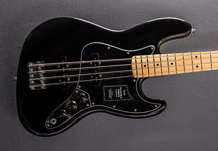 Player II Jazz Bass - Black w/Maple