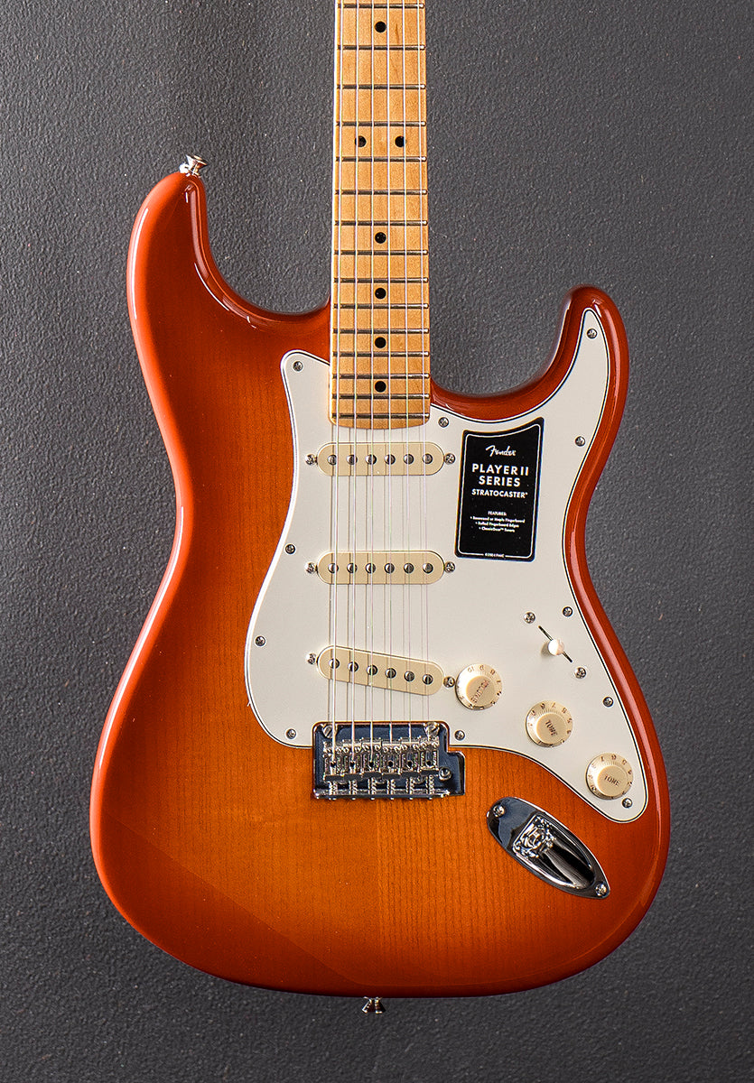 Player II Stratocaster - Aged Cherry Burst w/Maple