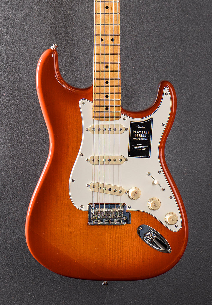 Player II Stratocaster - Aged Cherry Burst w/Maple