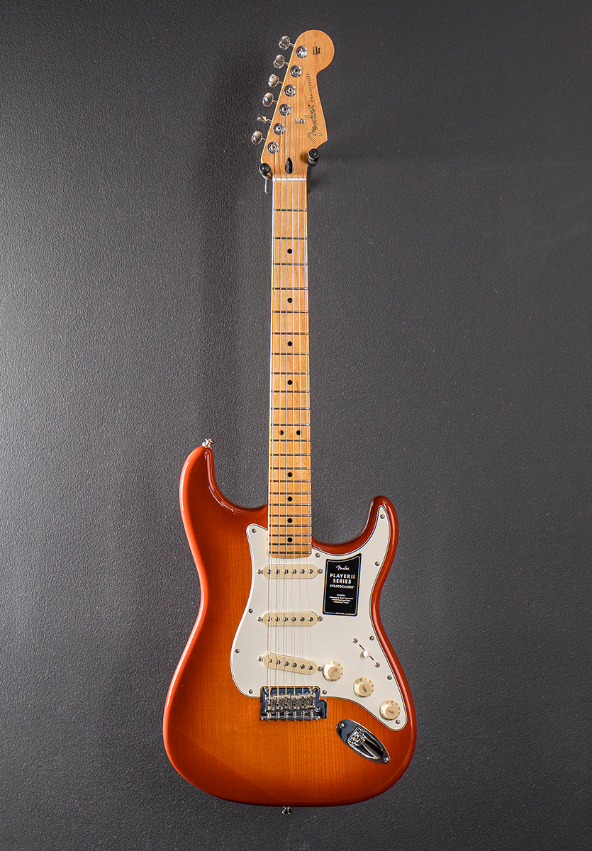 Player II Stratocaster - Aged Cherry Burst w/Maple