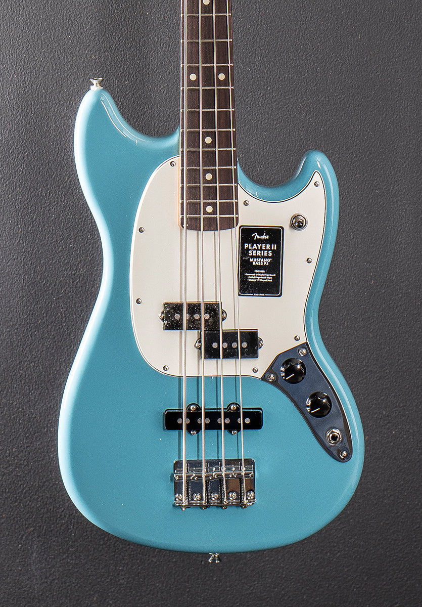 Player II Mustang Bass PJ - Aquatone Blue w/Rosewood