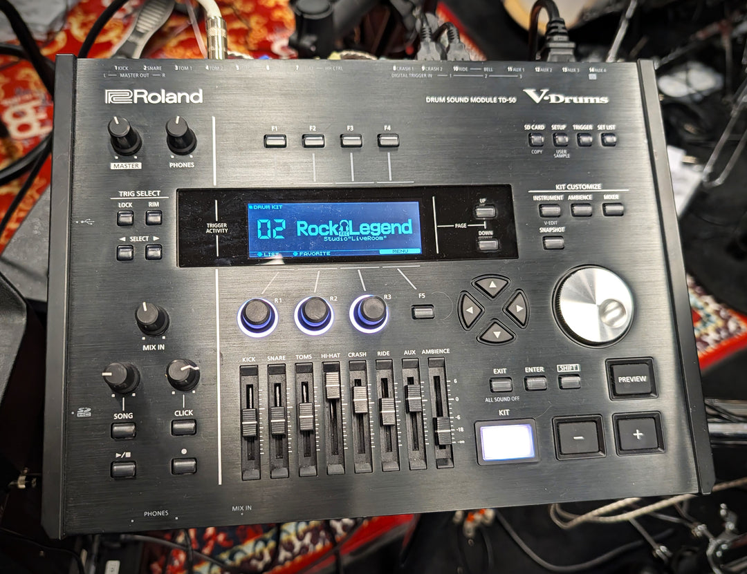 TD-50 V-Drum Set with Cases &amp; Hardware - LOCAL PICKUP ONLY