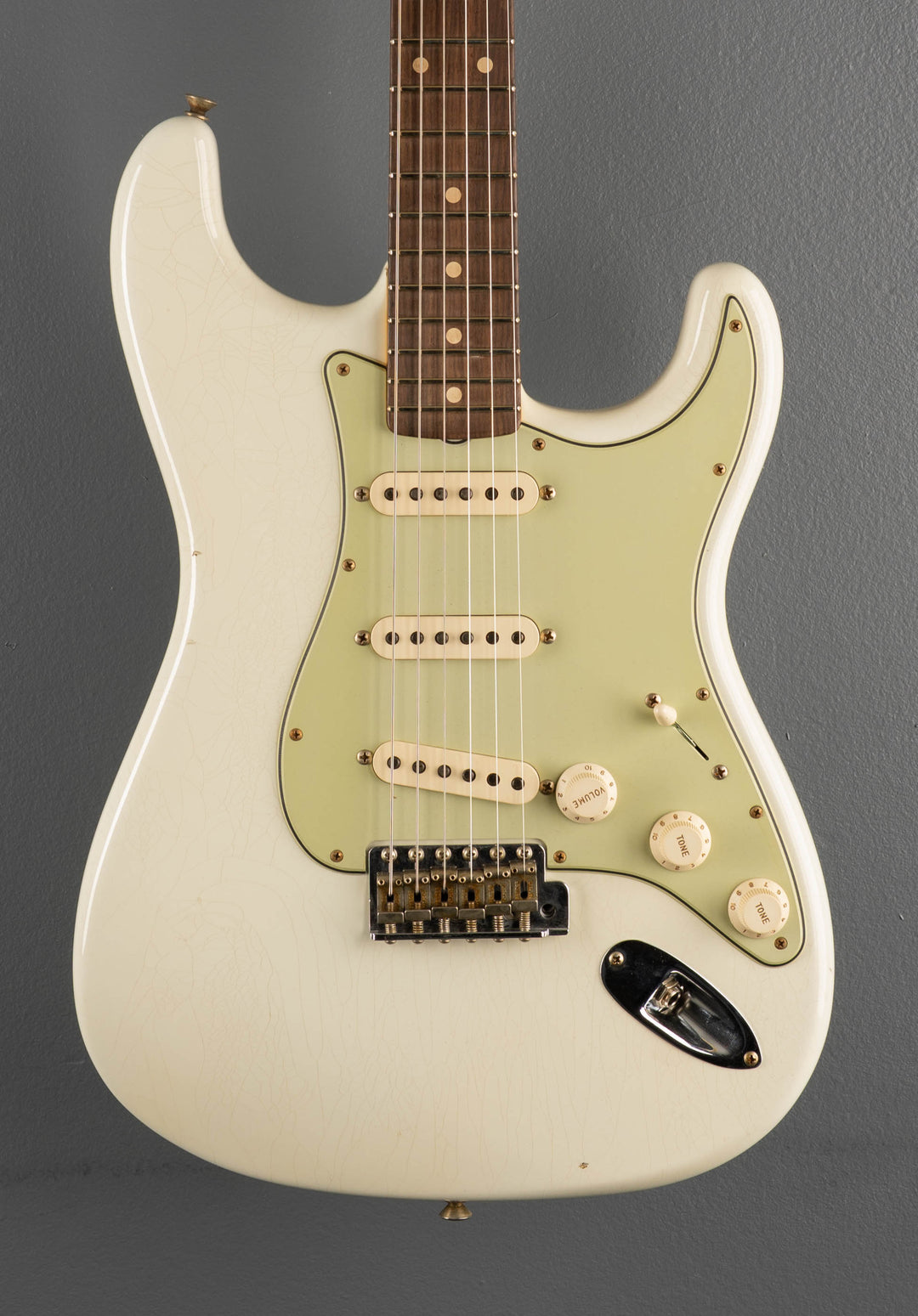 1960 Journeyman Relic Stratocaster - Aged Olympic White