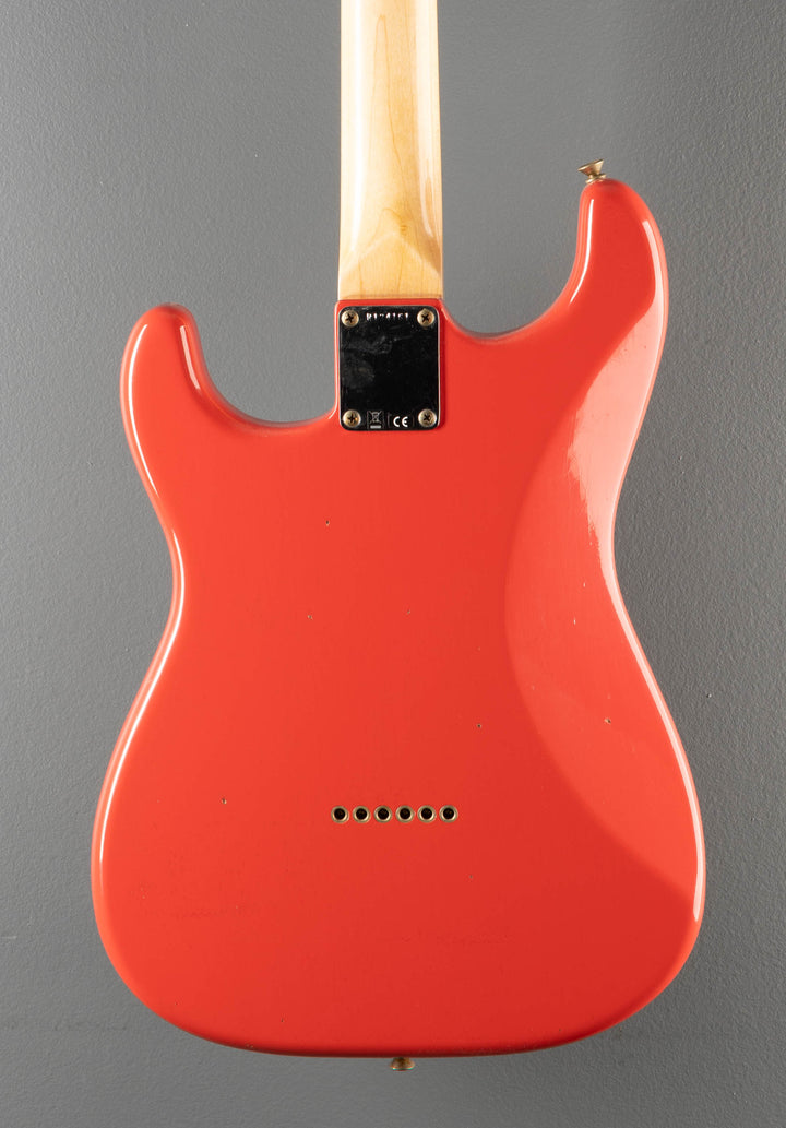 1960 Journeyman Relic Hardtail Stratocaster - Fiesta Red
