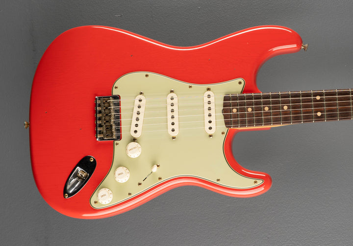 1960 Journeyman Relic Hardtail Stratocaster - Fiesta Red