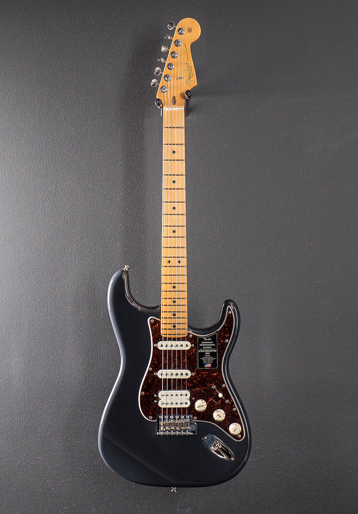 American Professional Classic Stratocaster HSS - Faded Black w/Maple