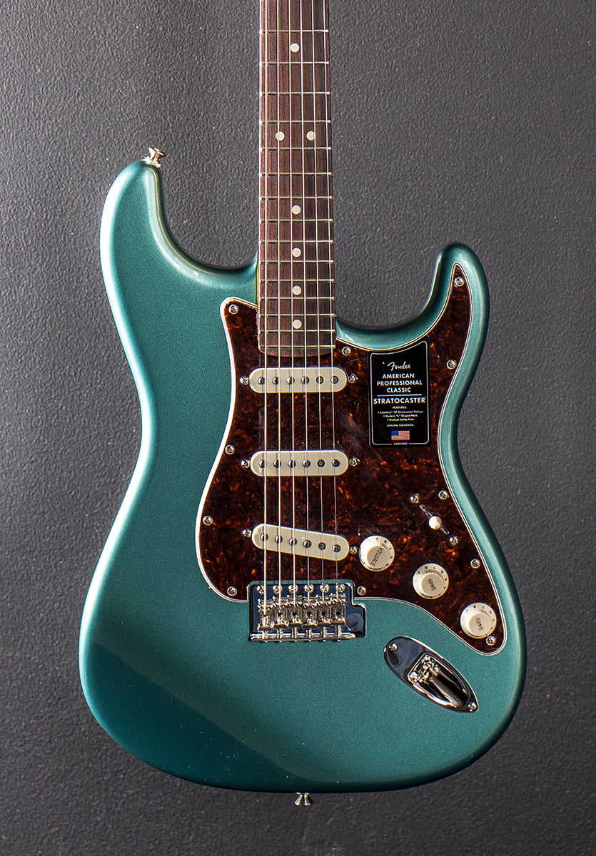 American Professional Classic Stratocaster - Faded Sherwood Green Metallic w/Rosewood