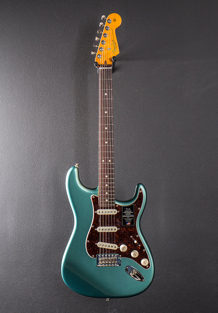 American Professional Classic Stratocaster - Faded Sherwood Green Metallic w/Rosewood