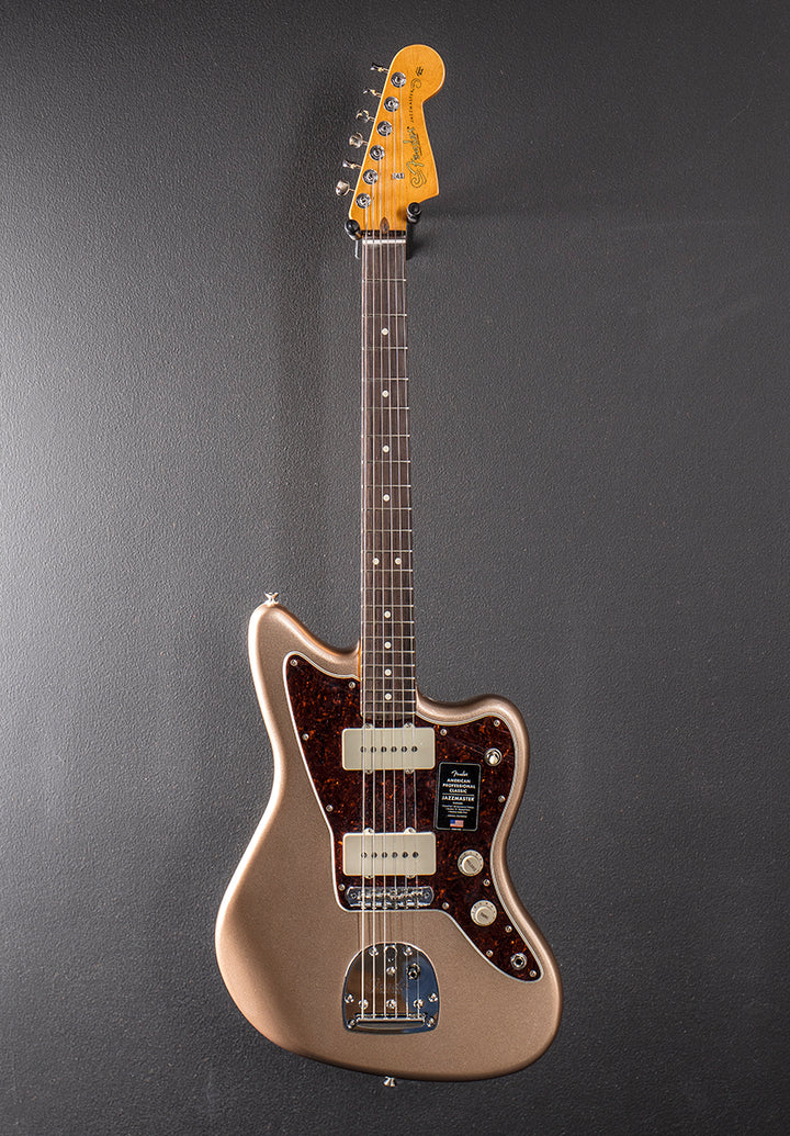 American Professional Classic Jazzmaster - Faded Firemist Gold