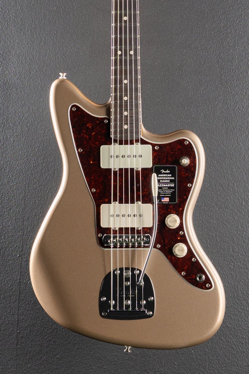 American Professional Classic Jazzmaster - Faded Firemist Gold