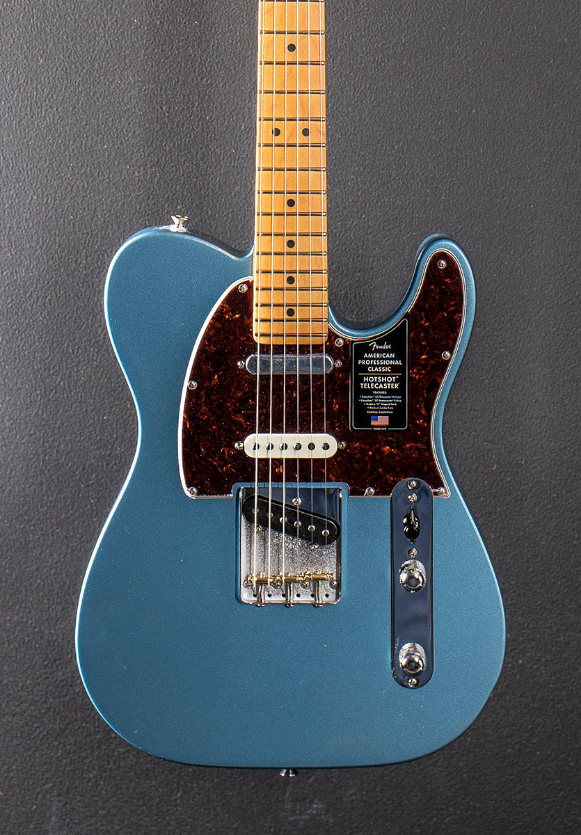 American Professional Classic Hotshot Telecaster - Faded Lake Placid Blue w/Maple