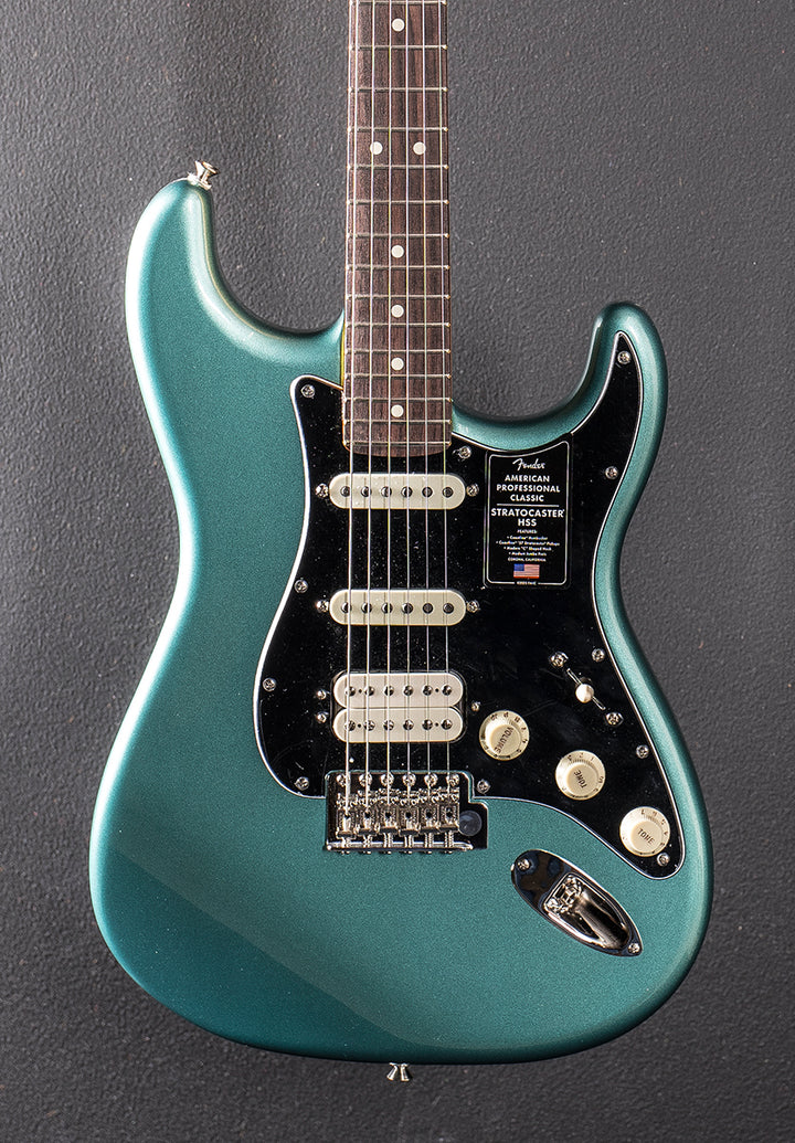 American Professional Classic Stratocaster HSS - Faded Sherwood Green Metallic