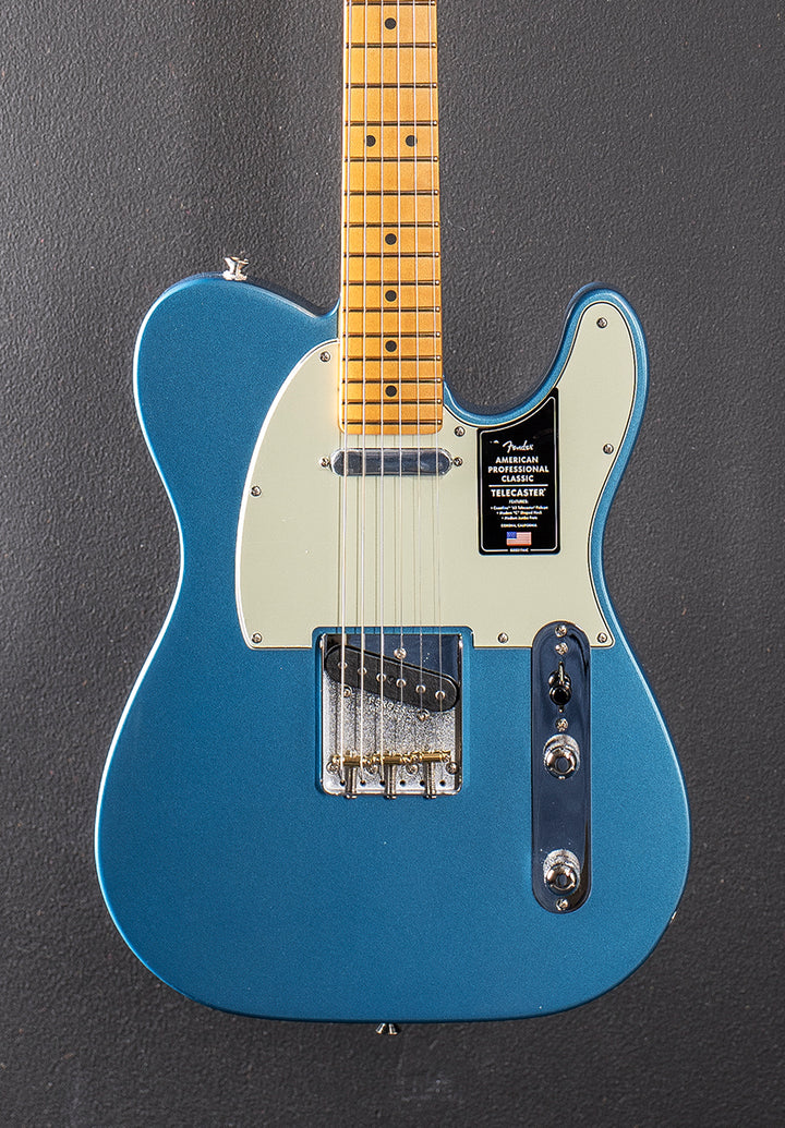 American Professional Classic Telecaster - Faded Lake Placid Blue w/Maple