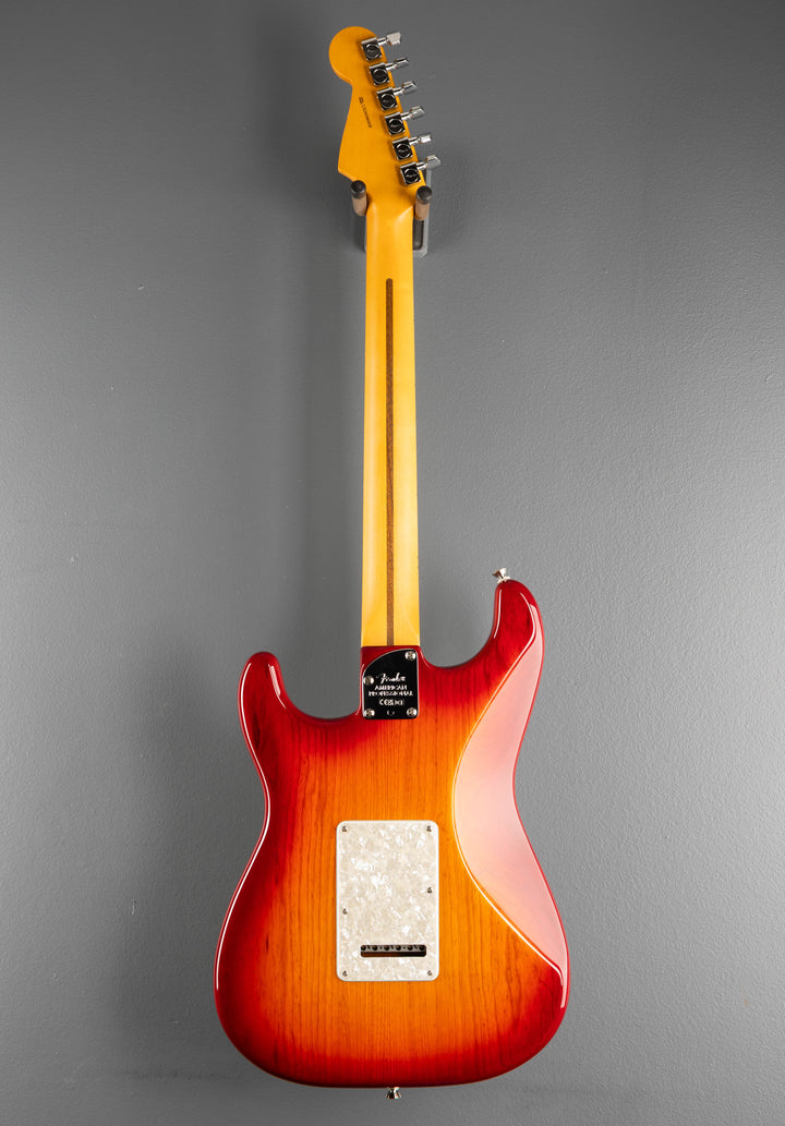 American Professional Stratocaster - Aged Cherry Burst w/Maple
