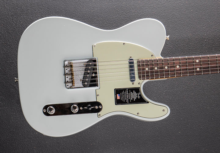 Limited Edition American Professional Classic Telecaster with the Fender Silent System - Sonic Blue w/Rosewood