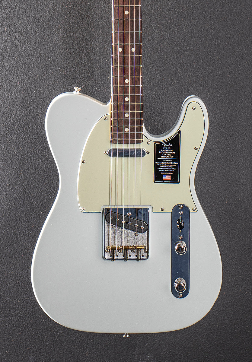 Limited Edition American Professional Classic Telecaster with the Fender Silent System - Sonic Blue w/Rosewood
