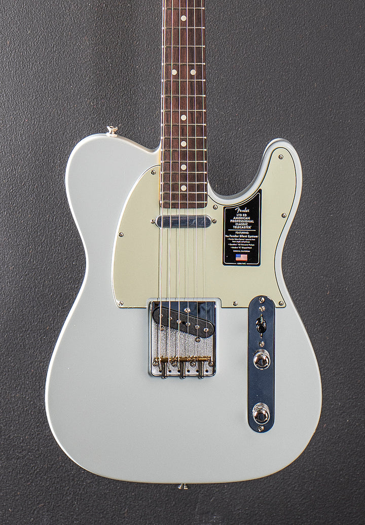 Limited Edition American Professional Classic Telecaster with the Fender Silent System - Sonic Blue w/Rosewood