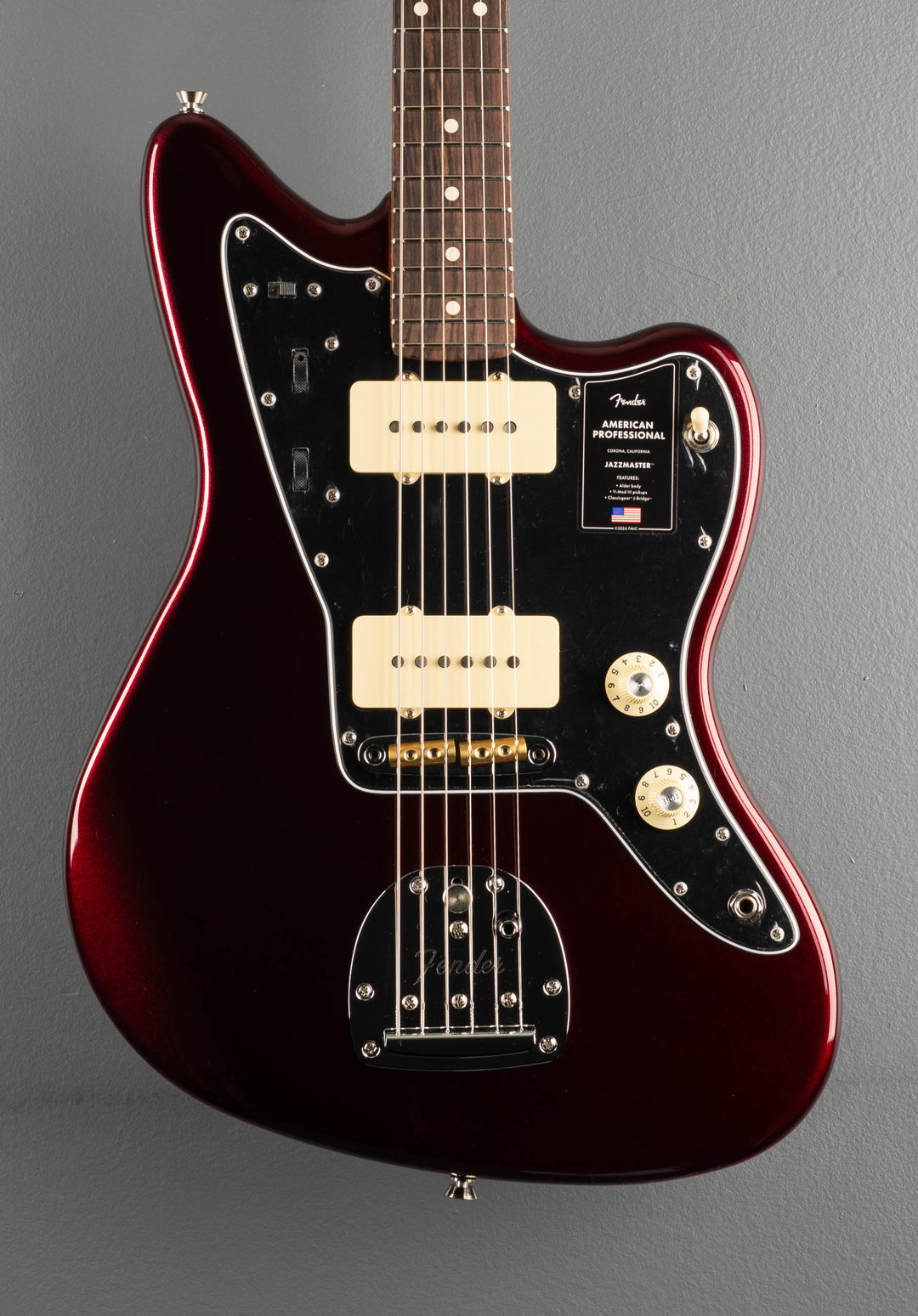 American Professional Jazzmaster – Oxblood w/ Rosewood