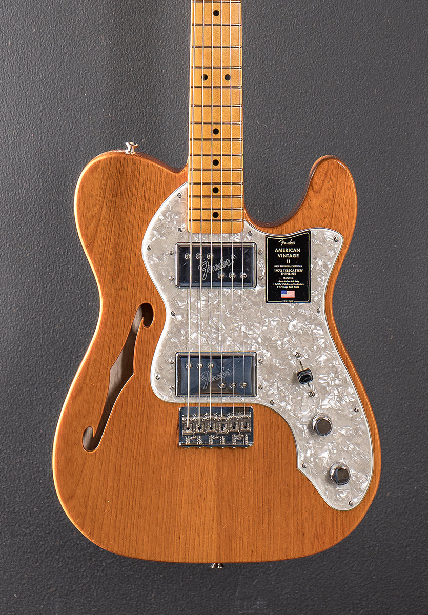 American Vintage II 1972 Telecaster Thinline - Aged Natural