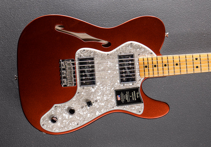 American Vintage II 1972 Telecaster Thinline - Candy Apple Red