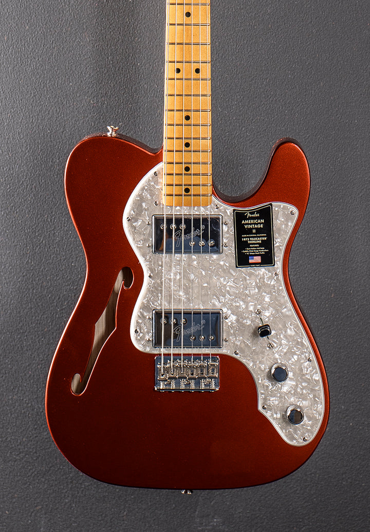 American Vintage II 1972 Telecaster Thinline - Candy Apple Red