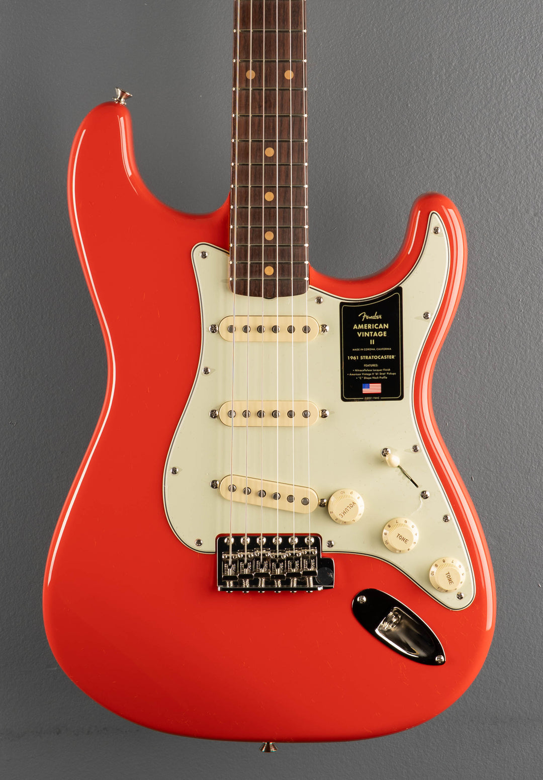 American Vintage II 1961 Stratocaster - Fiesta Red