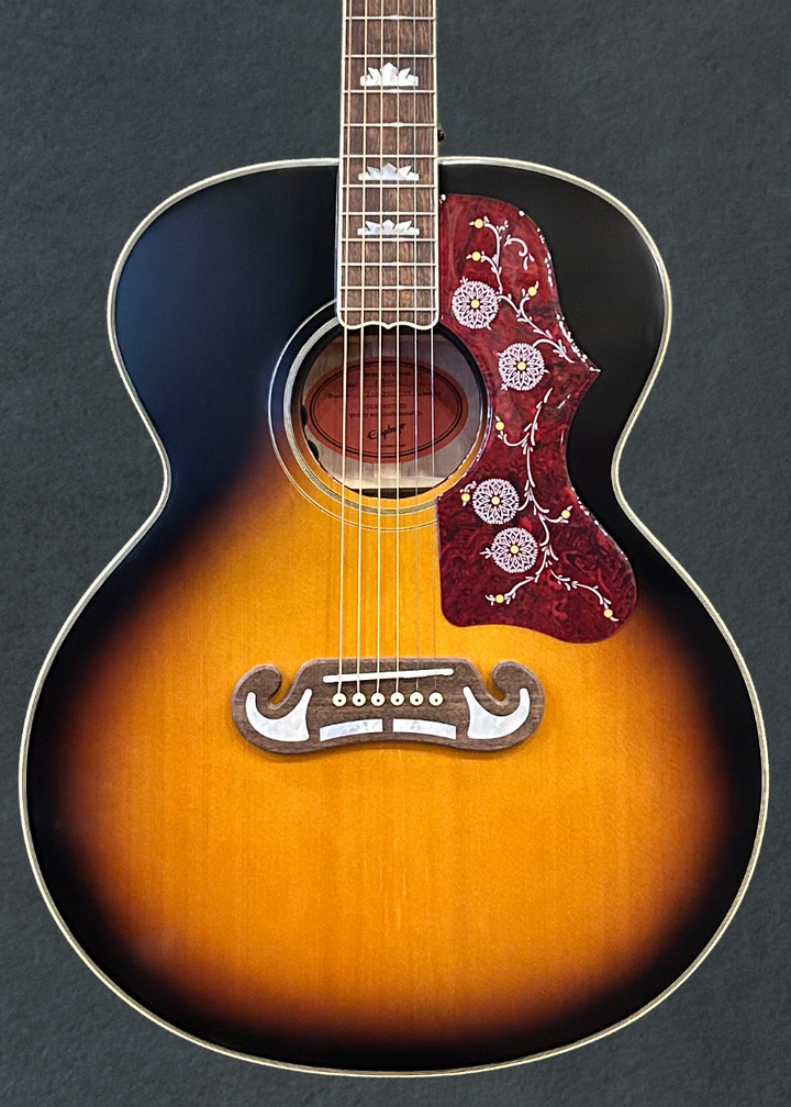 "Inspired by Gibson" J-200 - Aged Gloss Vintage Sunburst