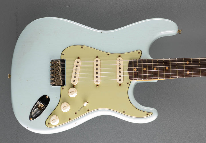1960 Journeyman Relic Hardtail Stratocaster - Sonic Blue